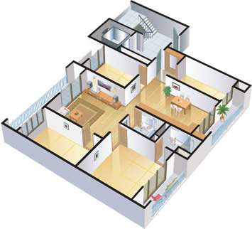 3. 우리 가족이 거주 하는 공간(아파트, 빌라, 다세대등)